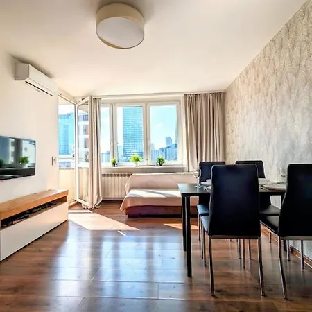 2-Rm. Skyline View. Center. Apartment Warsaw Exterior photo